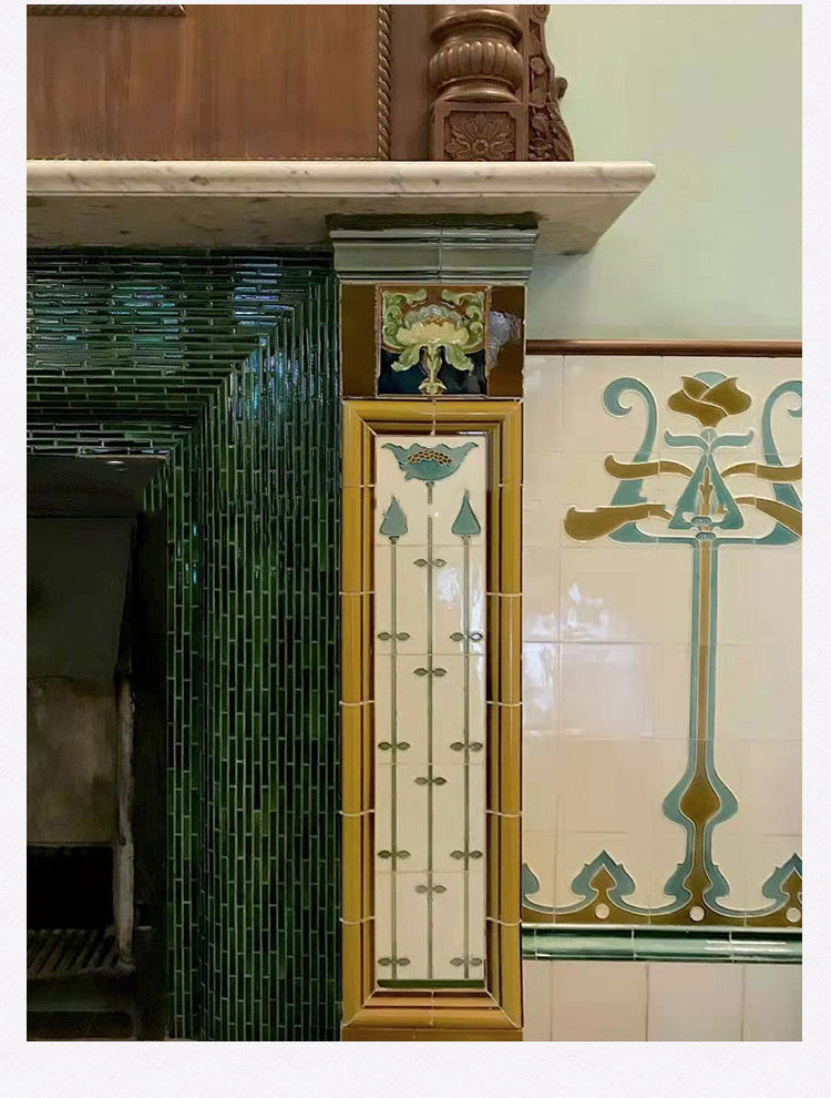 152mm x 152mm 维多利亚艺术墙砖 06(定制)