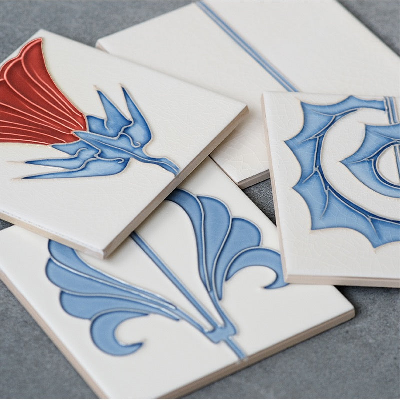 152mm x 152mm 维多利亚艺术墙砖 10(定制)