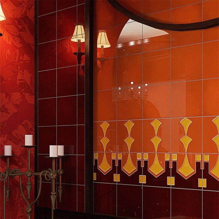 152mm x 152mm 维多利亚艺术墙砖 24(定制)