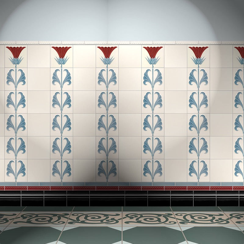 152mm x 152mm 维多利亚艺术墙砖 10(定制)