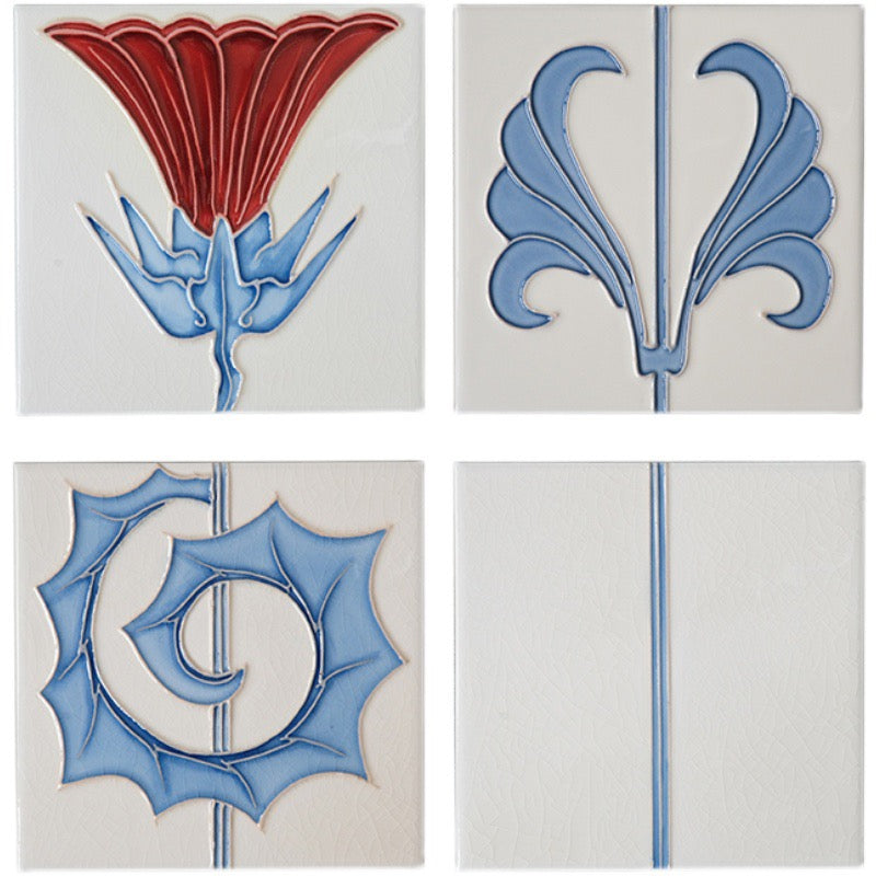 152mm x 152mm 维多利亚艺术墙砖 10(定制)