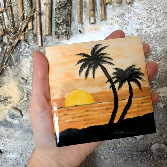 Handmade tile 28