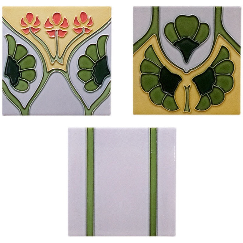 152mm x 152mm victorian art wall tile 22(customization)